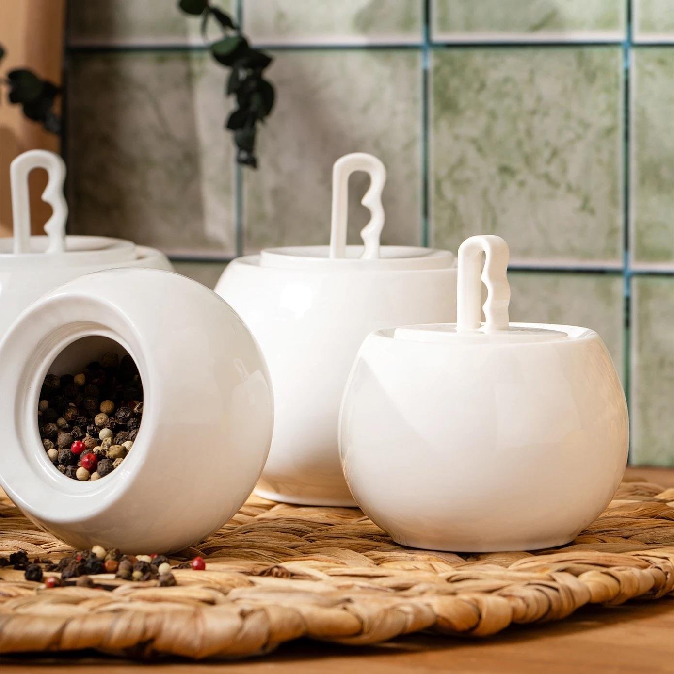 Emsan Ada Beyaz 5li Baharat Takımı