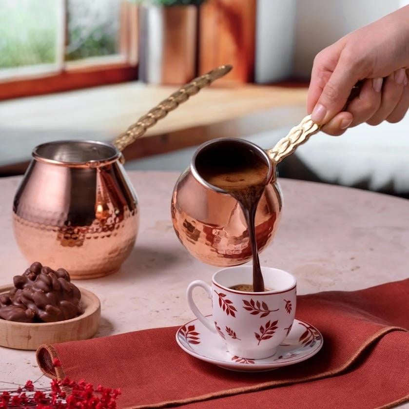 Emsan Bakır Göbeklitepe 8 cm Cezve