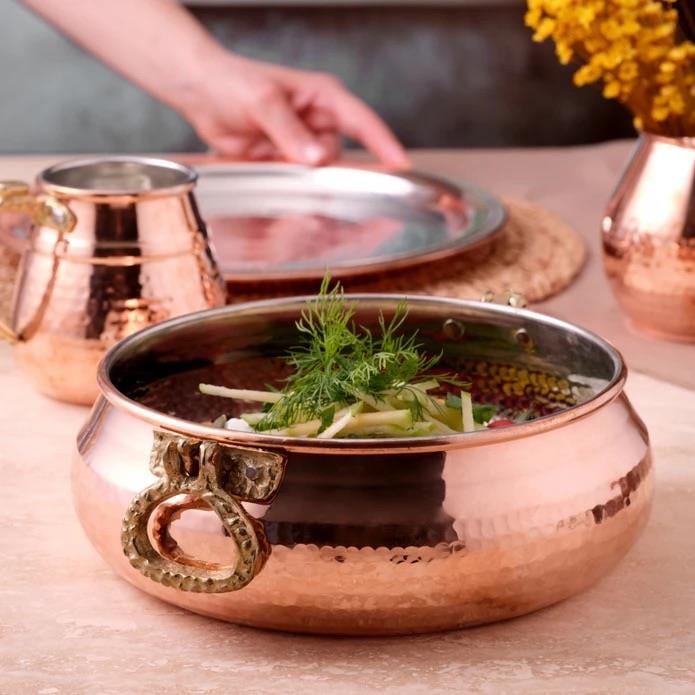 Emsan Bakır Göbeklitepe Derin Salata Kasesi 20 cm