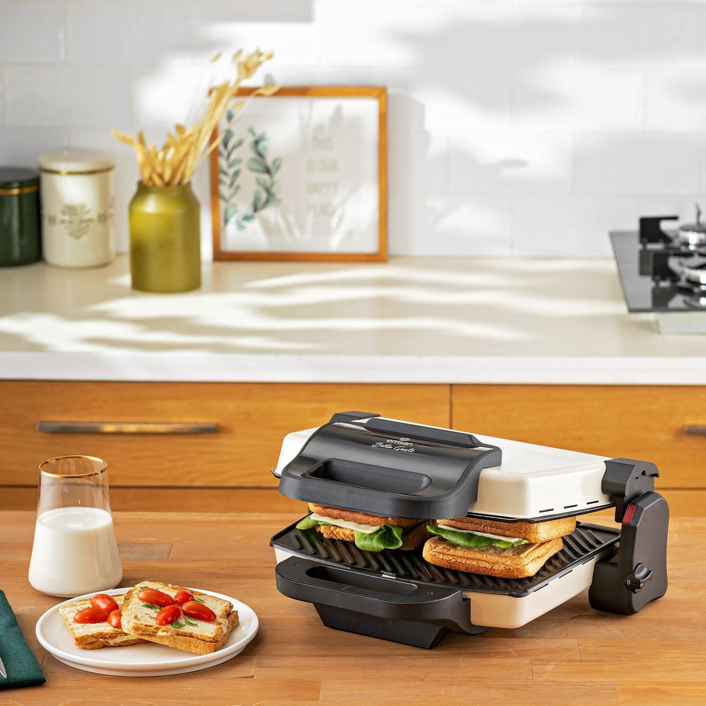 Emsan Bella Gusto Tost Makinesi Krem