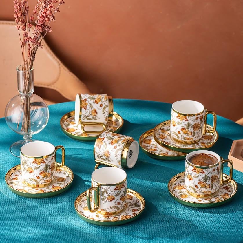 Emsan  Dolmabahçe 6 Kişilik Kahve Fincan Takımı