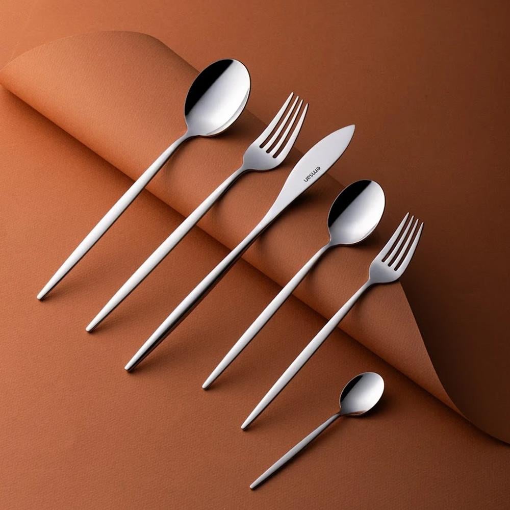 Emsan Hera 72 Parça 12 Kişilik Çatal Kaşık Bıçak Takımı Lüks Kutulu