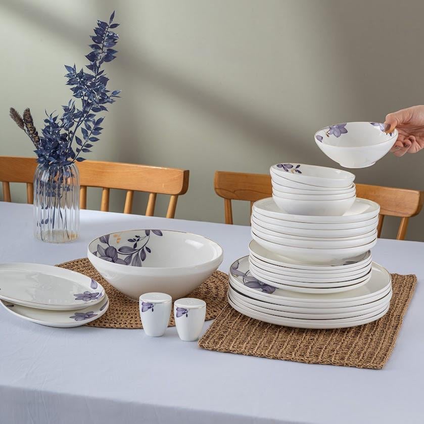 Emsan Isley Lacivert 53 Parça 6 Kişilik Yemek Takımı