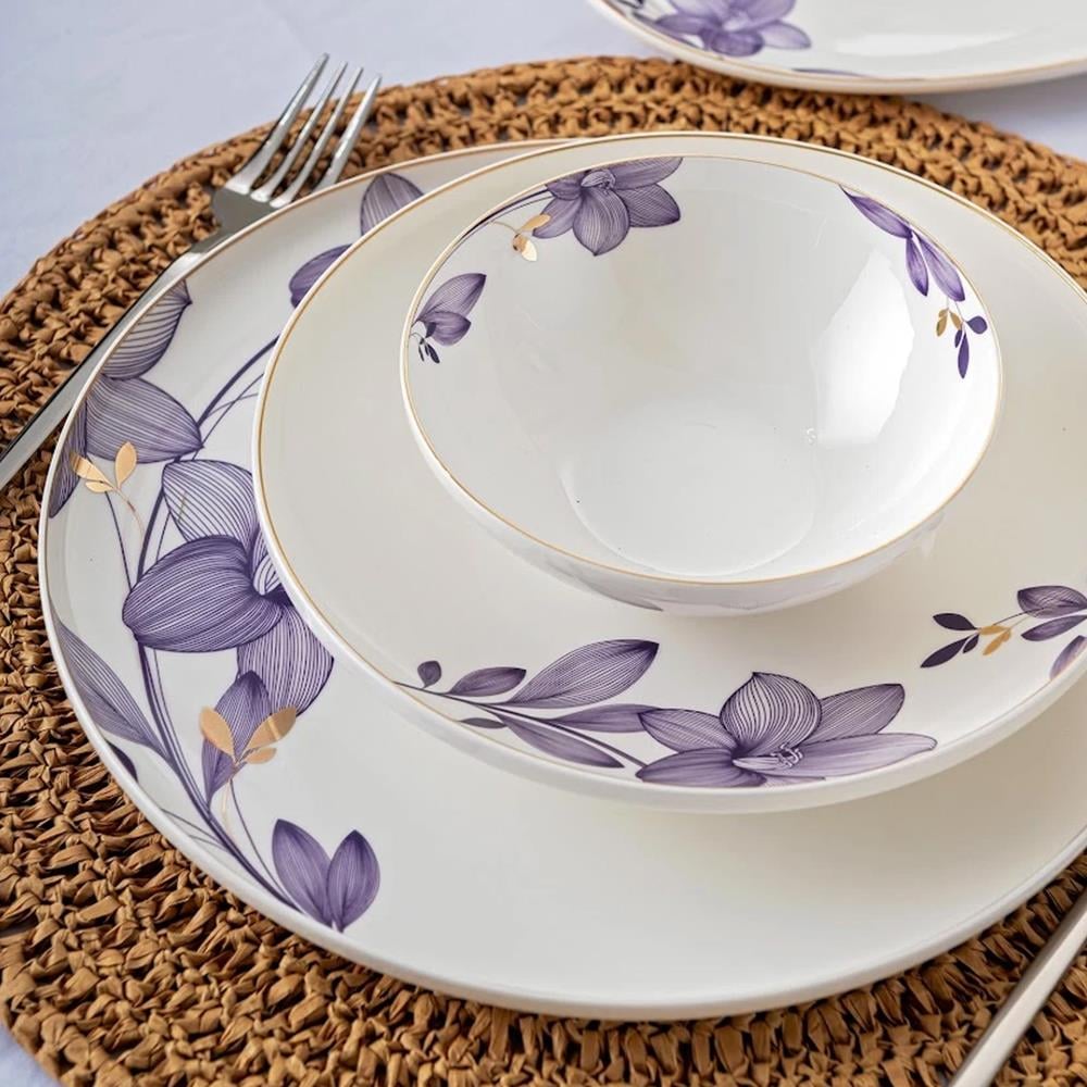 Emsan Isley Lacivert 53 Parça 6 Kişilik Yemek Takımı