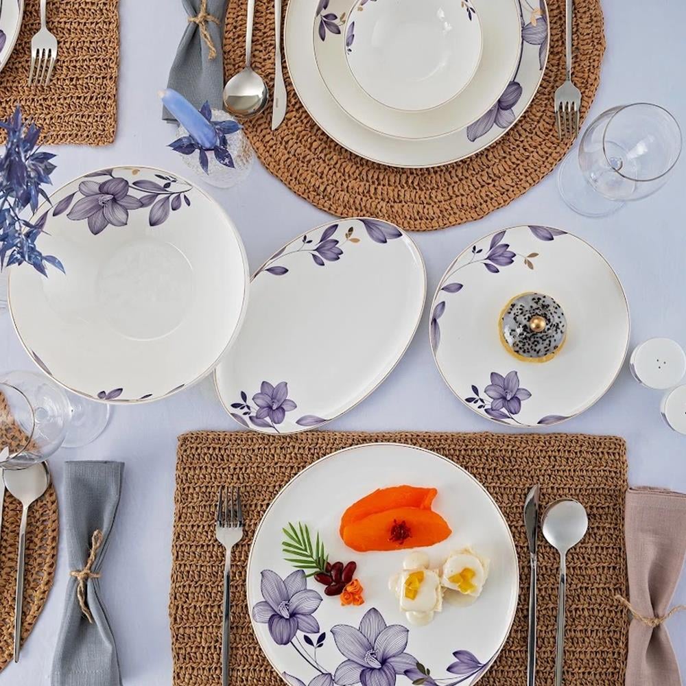 Emsan Isley Lacivert 53 Parça 6 Kişilik Yemek Takımı