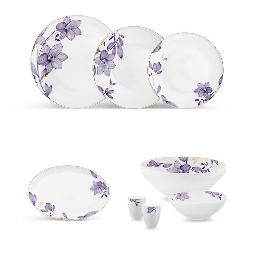 Emsan Isley Lacivert 53 Parça 6 Kişilik Yemek Takımı