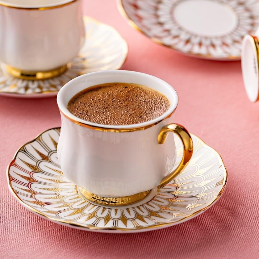 Emsan İstanbul Porselen Rumeli 6 Kişilik Kahve Fincan Takımı