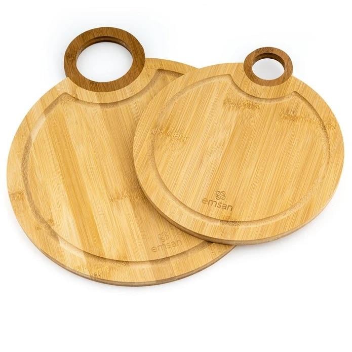 EMsan Ladin Wood 2li Kesme Tahtası