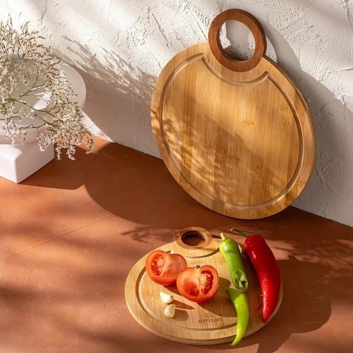 EMsan Ladin Wood 2li Kesme Tahtası