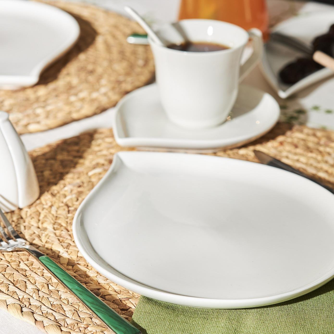 Emsan Leaf Beyaz 32 Parça 6 Kişilik Kahvaltı Takımı