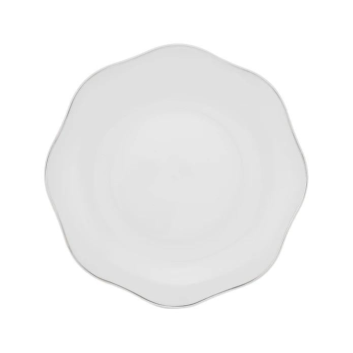 Emsan Lotus Fine Bone 53 Parça 12 Kişilik Yemek Takımı Platin