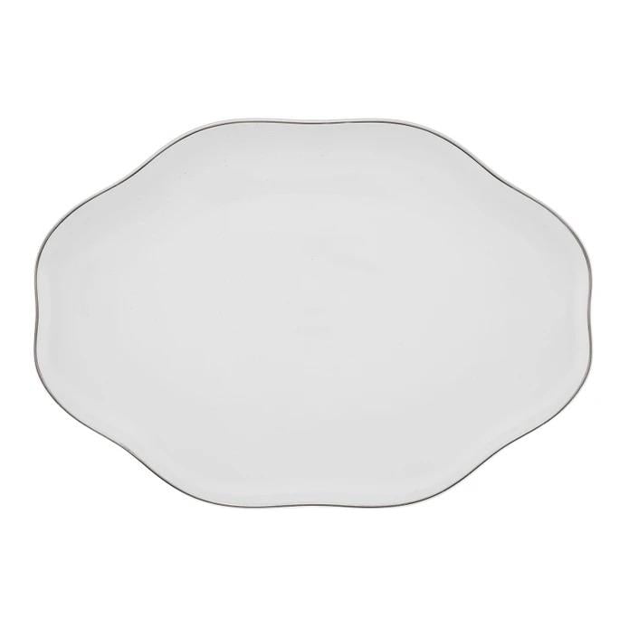 Emsan Lotus Fine Bone 53 Parça 12 Kişilik Yemek Takımı Platin