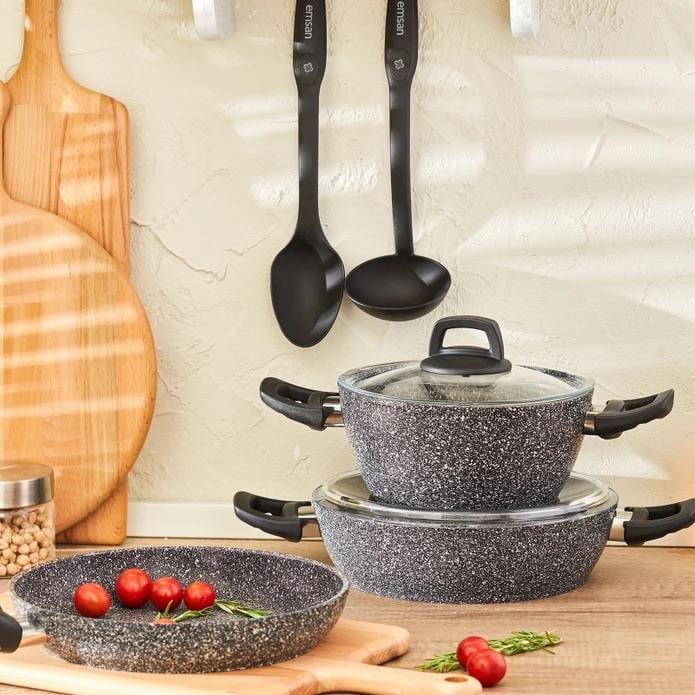 Emsan Luna 7 Parça Tencere Seti