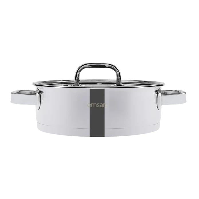 Emsan Mimosa 8 Parça Çelik Tencere Seti
