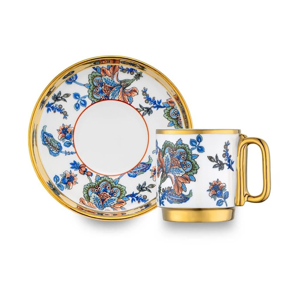 Emsan Multicolor Porselen Kahve Fincan Takımı 6 lı