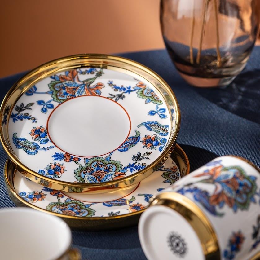 Emsan Multicolor Porselen Kahve Fincan Takımı 6 lı