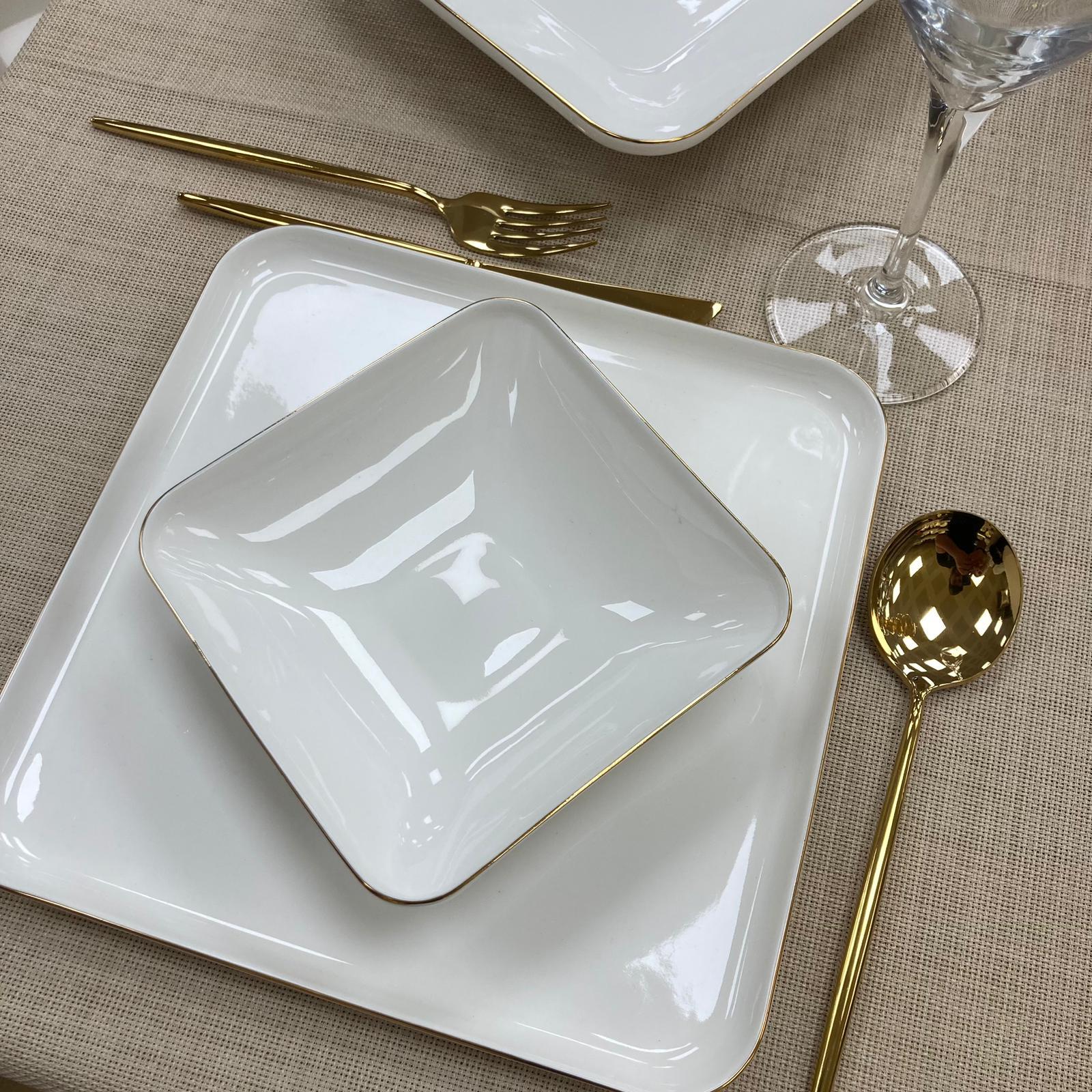 Emsan Nadide Gold Yemek Takımı 18 Prc