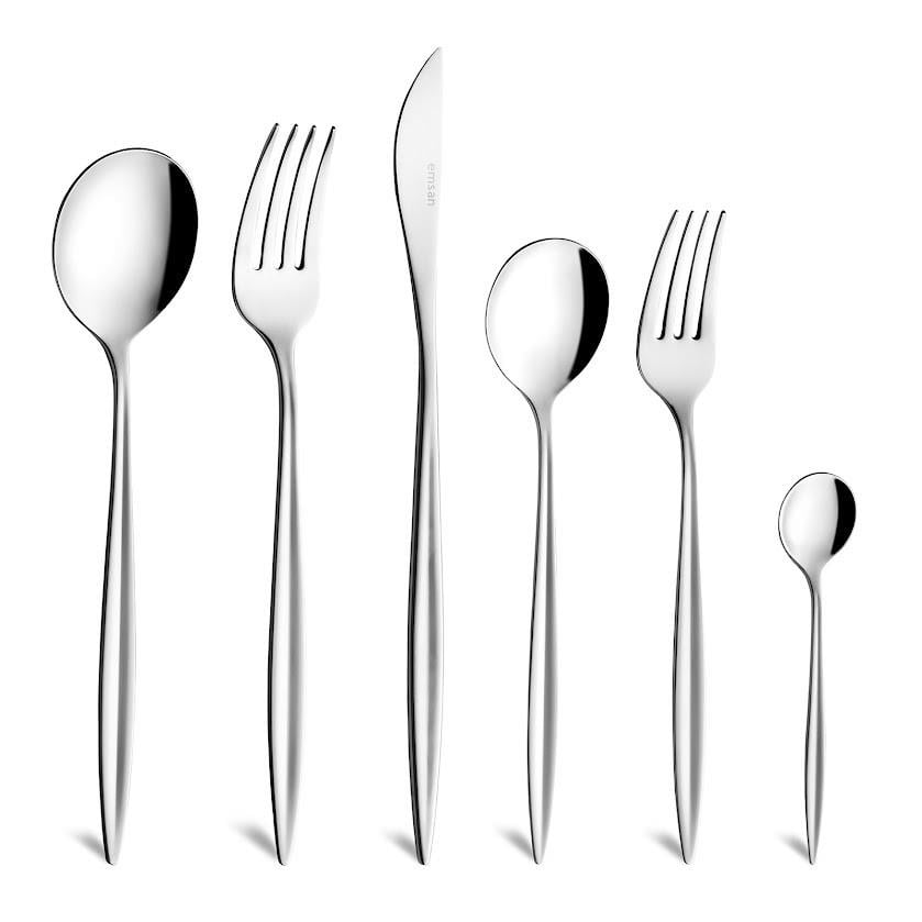 Emsan Nova 72 Parça 12 Kişilik Çatal Kaşık Bıçak Takımı Lüks Kutulu