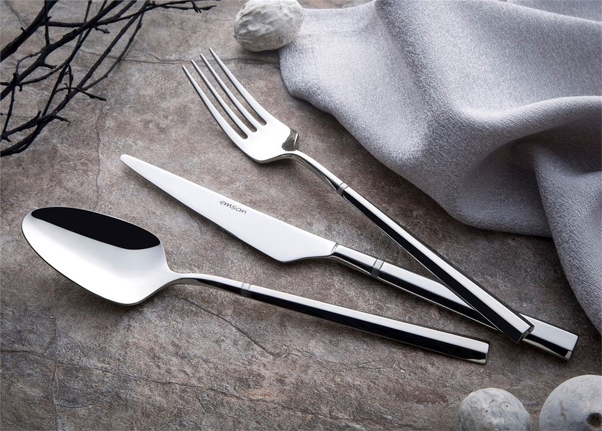 Emsan Premium Penta 84 Parça Çatal Kaşık Bıçak Seti Lüks Kutulu