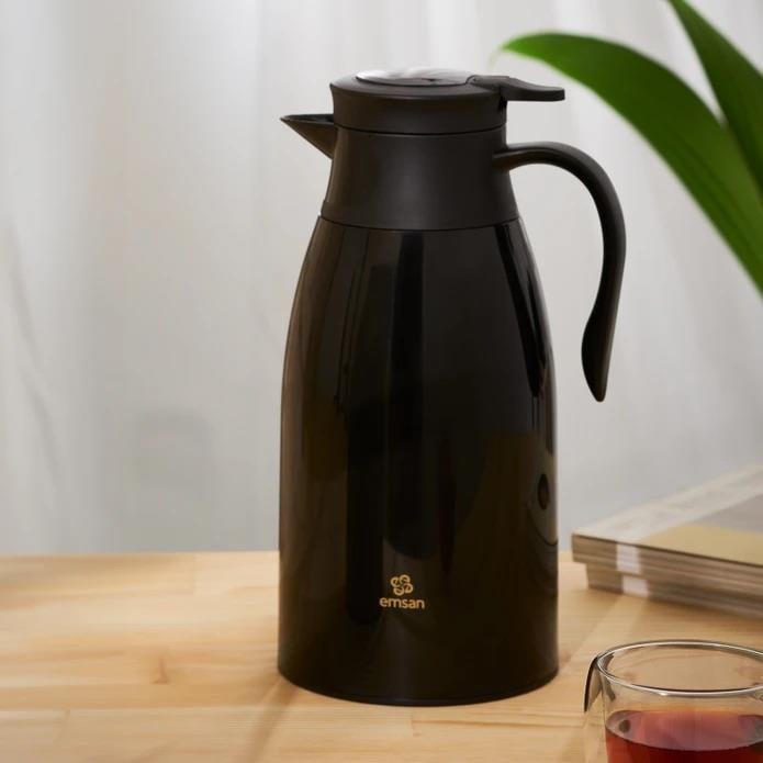 Emsan Royal Siyah Termos 1.4 lt
