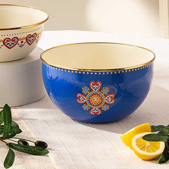 Emsan Solemar Emaye Kızartma Kabı 24 cm