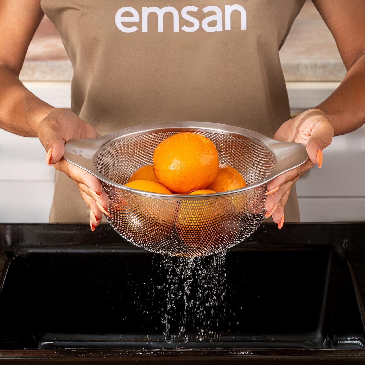 Emsan Stell Luxe Süzgeç Large 26 cm