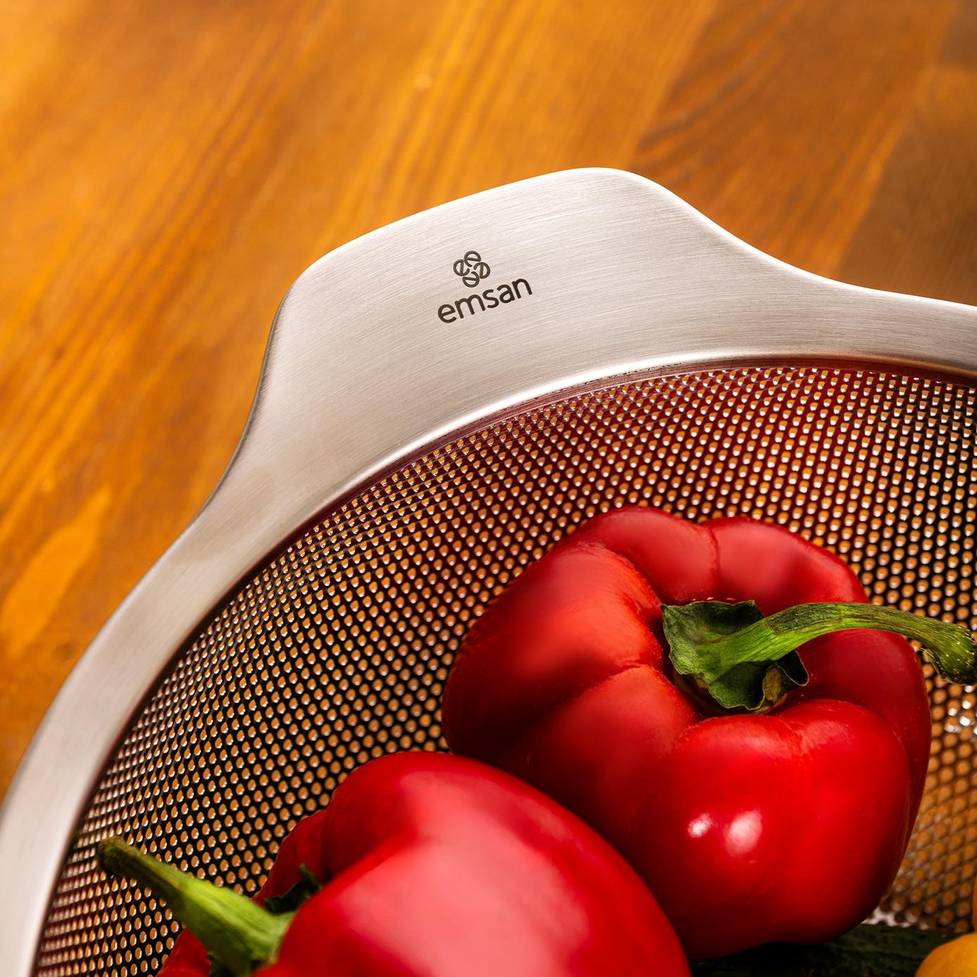 Emsan Stell Luxe Süzgeç Medium 22 cm