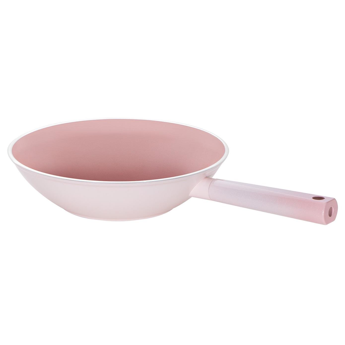 Emsan Swiss Crystal Pembe 28 cm Wok Tava