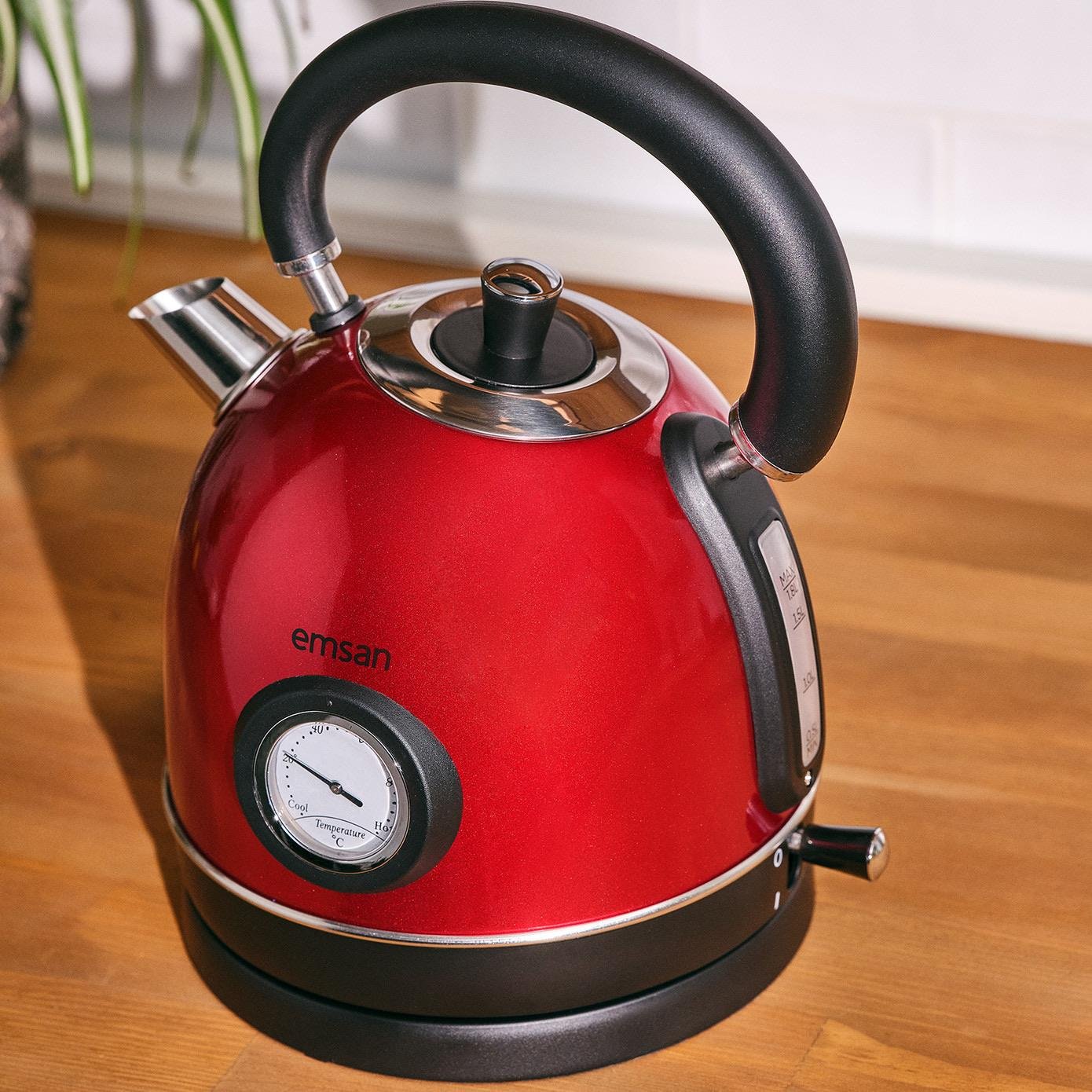 Emsan Turtle Kettle Kırmızı