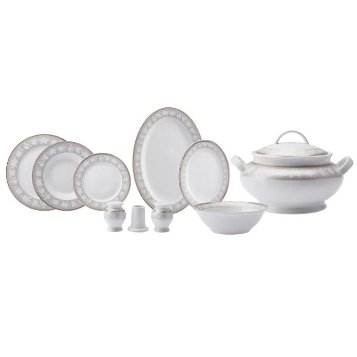 Emsan Yeni Mathilda Porselen 60 Parça 12 Kişilik Yemek Takımı