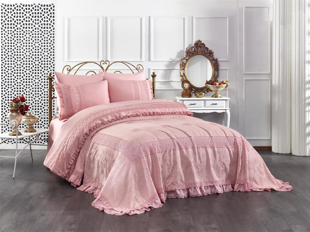 Gelin Home Nevresim+Pike Set G.Kurusu Casablanca