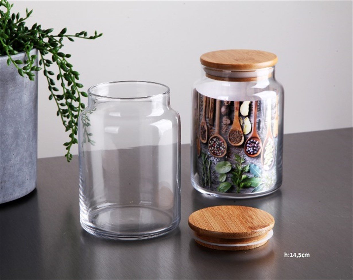 Gönül Kavanoz Cam 0,80 LT G2735