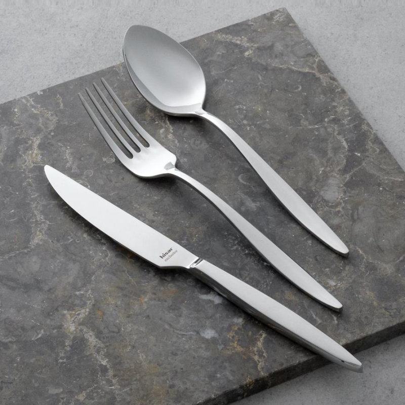 Hisar Mercury 84 Parça 12 Kişilik Çatal Kaşık Bıçak Takımı