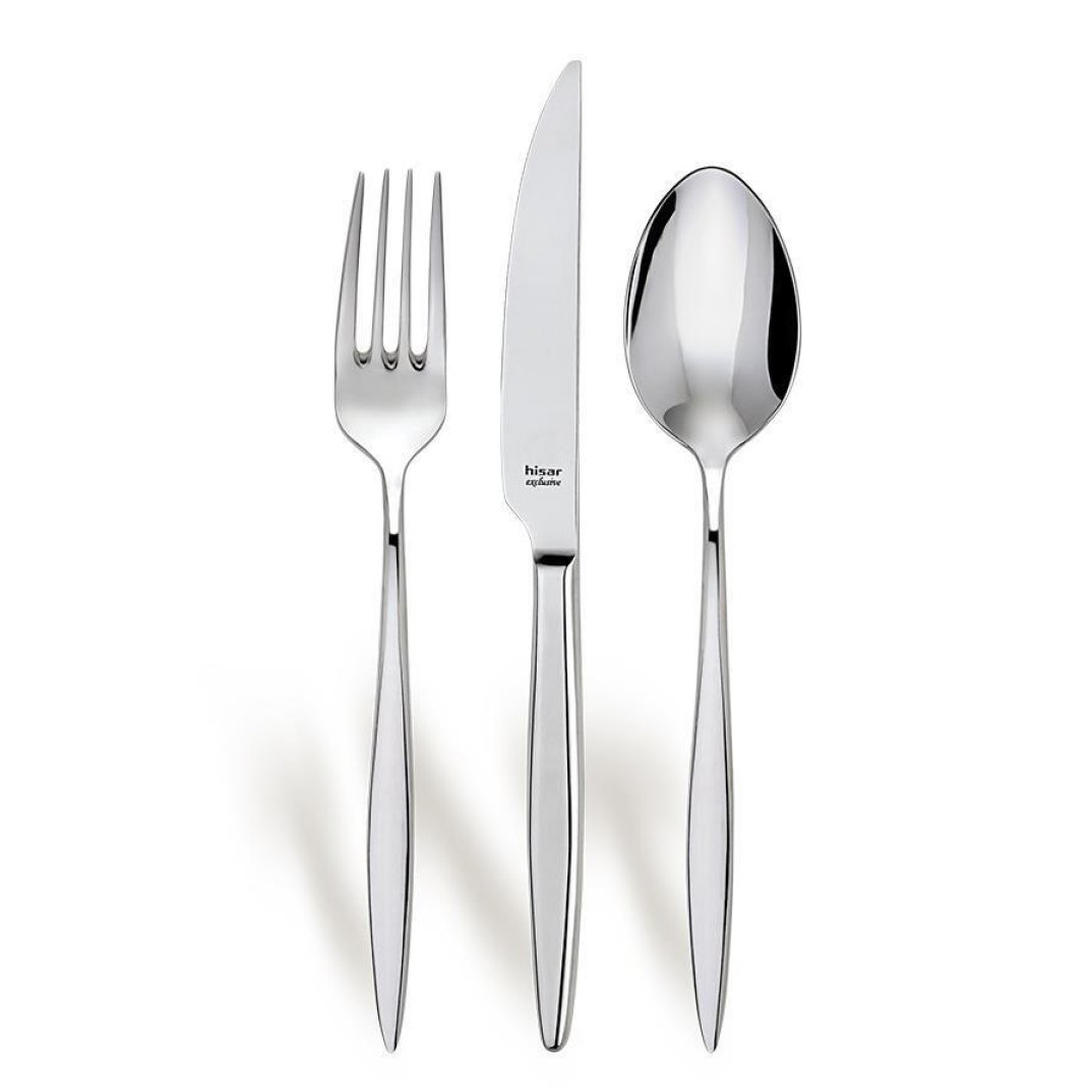 Hisar Mercury 84 Parça 12 Kişilik Çatal Kaşık Bıçak Takımı