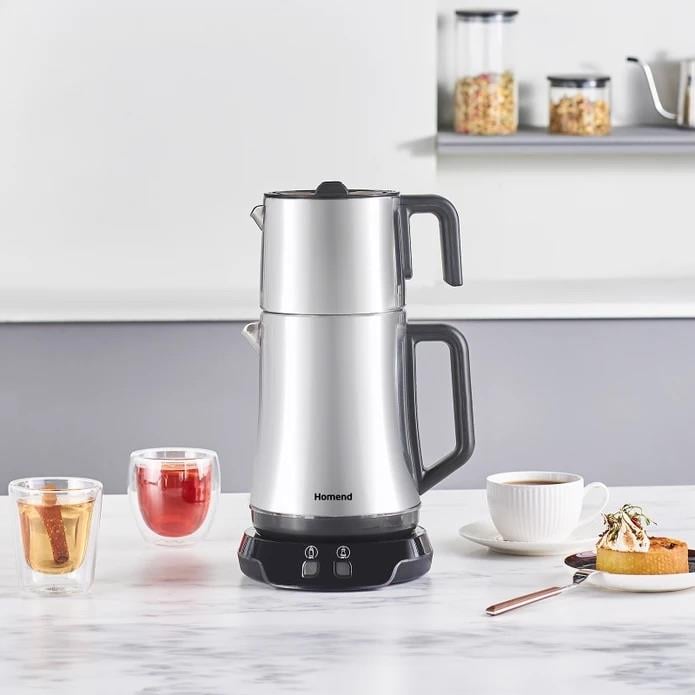 Homend Royaltea Elegant 1776H Çay Makinesi Parlak Inox