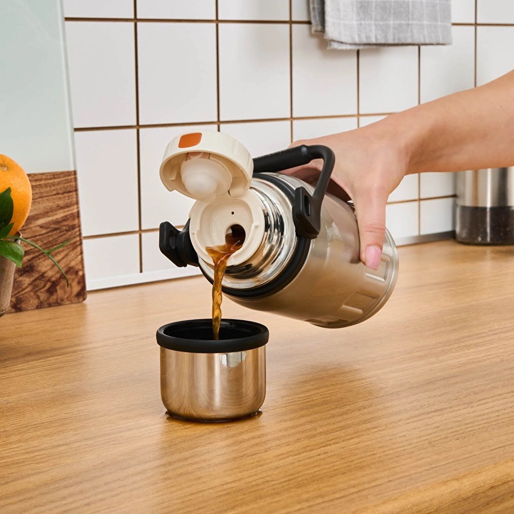 Karaca Adent Çelik Sızdırmaz Inox Termos 800 ml