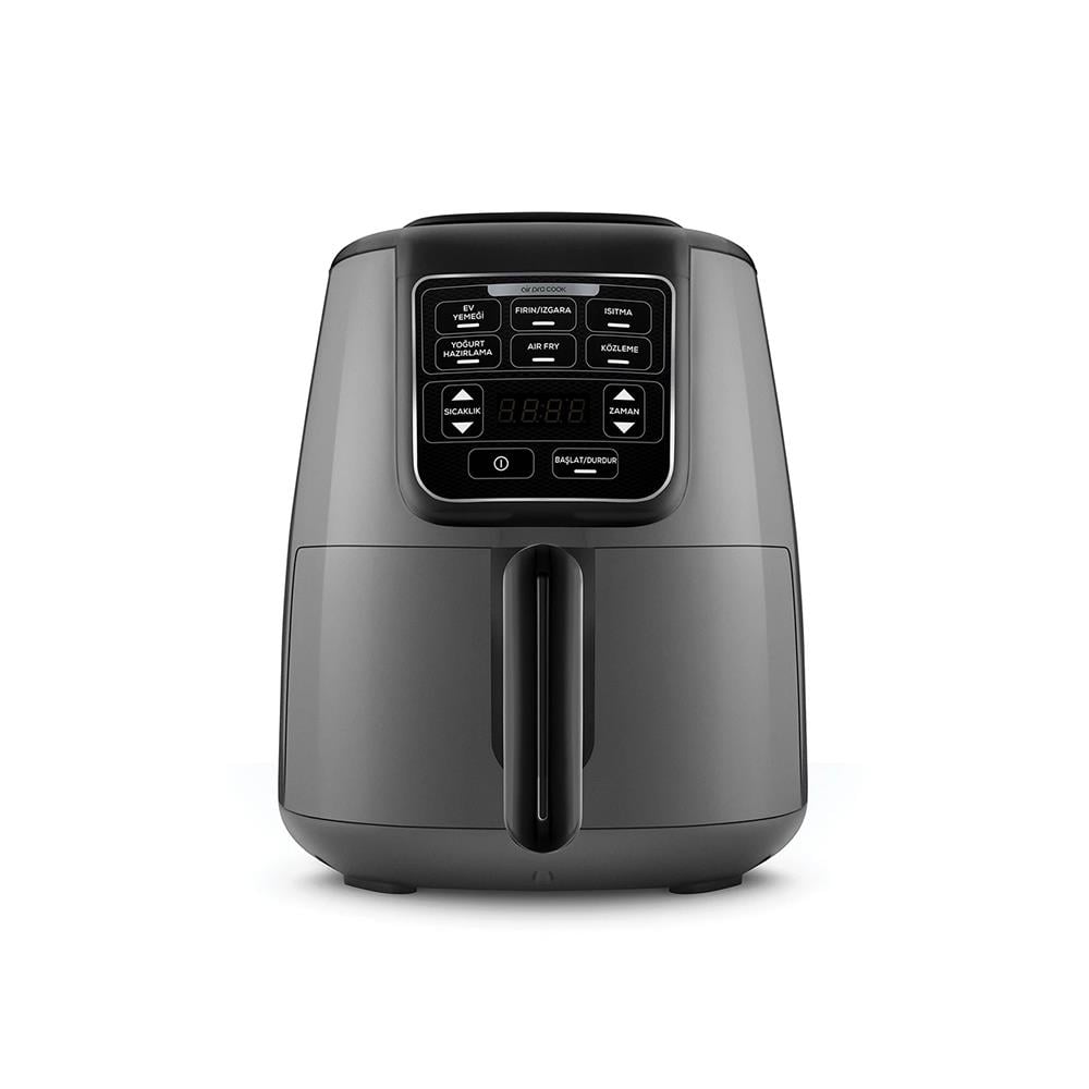 Karaca Air Pro Cook 3 in 1 XL Ev Yemeği, Közleme, Airfryer Space Gray 4L