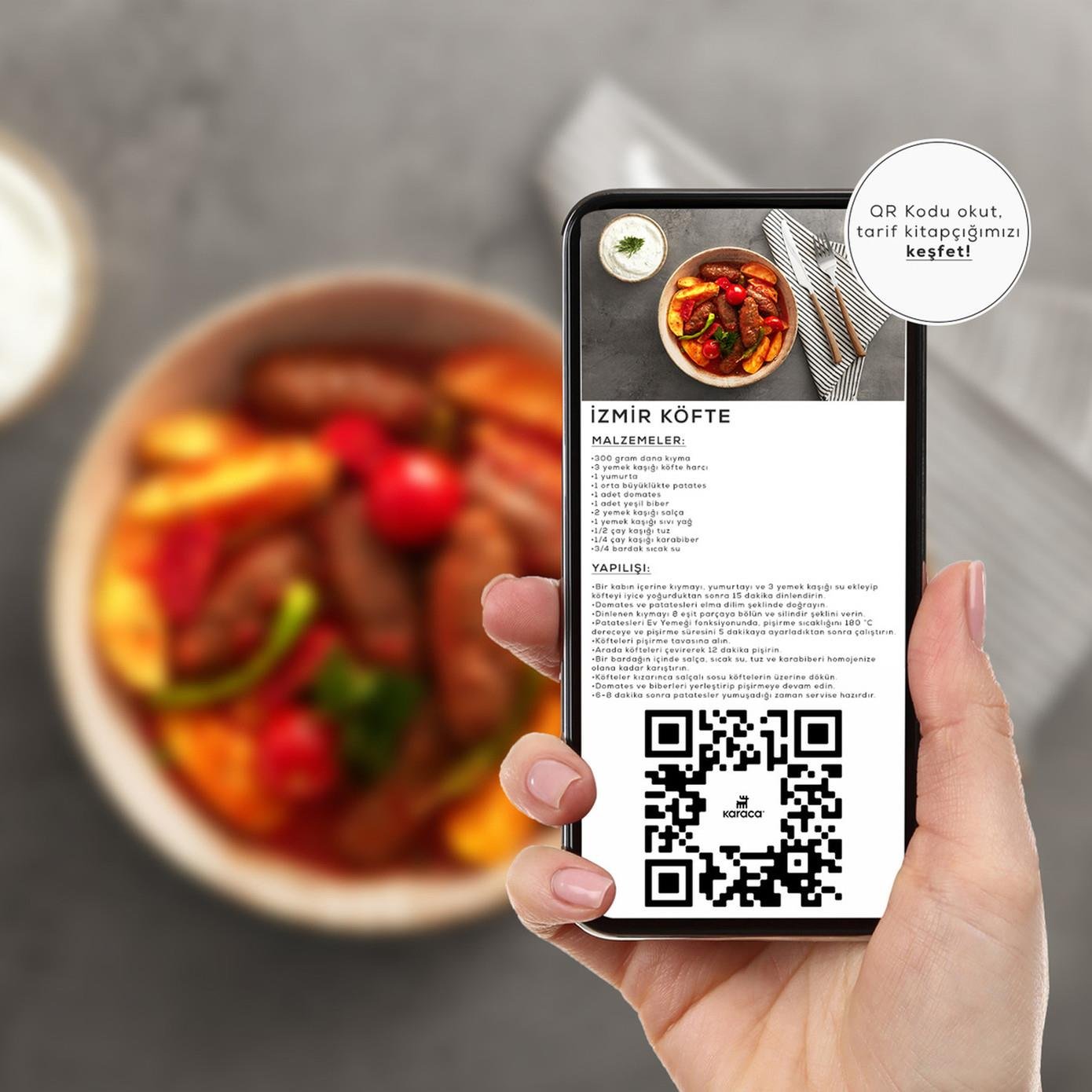 Karaca Air Pro Cook XL 2 in 1 Konuşan Airfryer Iconic Beige 4L