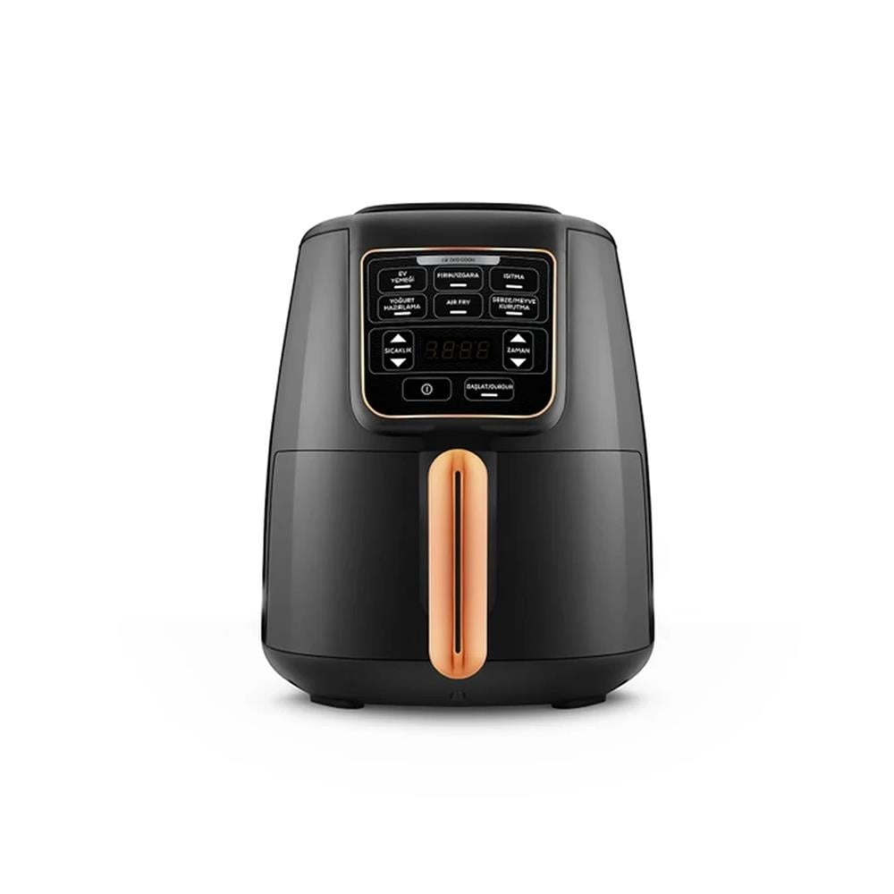 Karaca Air Pro Cook XL 2 in 1 Konuşan Airfryer Black Copper 4L
