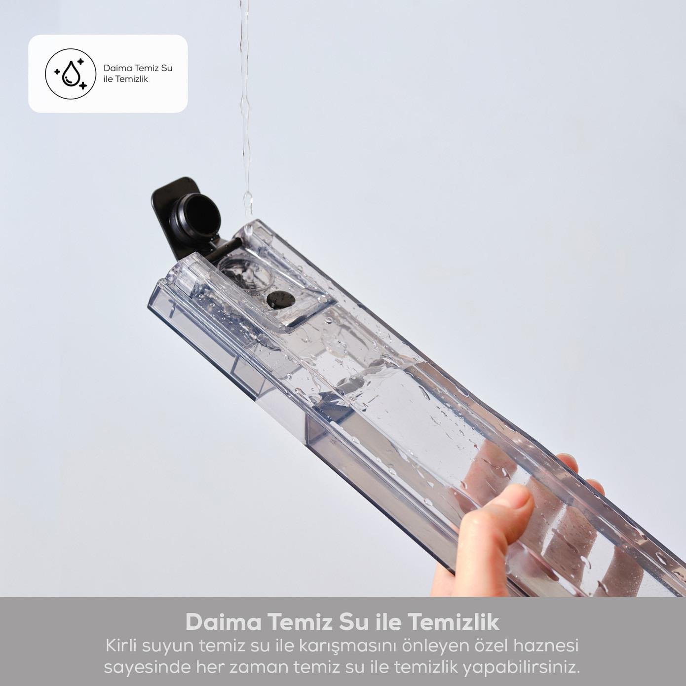 Karaca Aquaclean Pet 3in1 Islak ve Kuru Kablosuz Dikey Süpürge