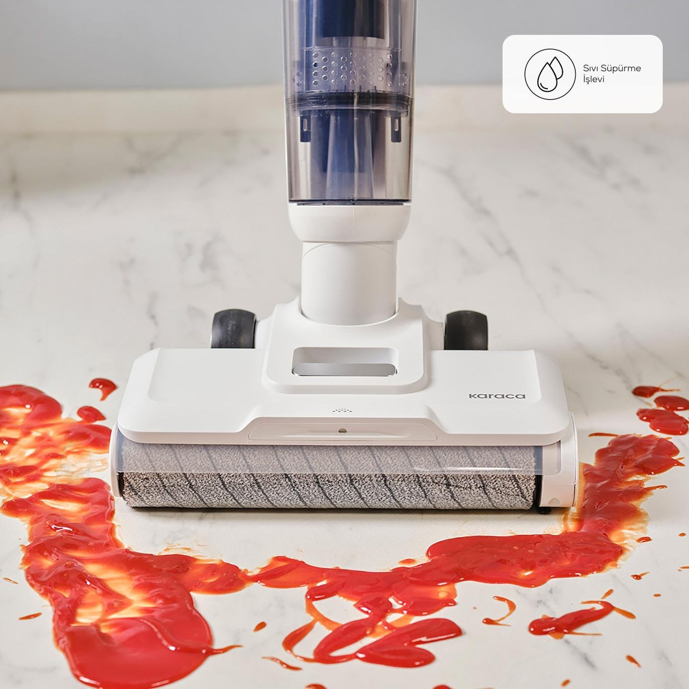 Karaca Aquaclean Pet 3in1 Islak ve Kuru Kablosuz Dikey Süpürge