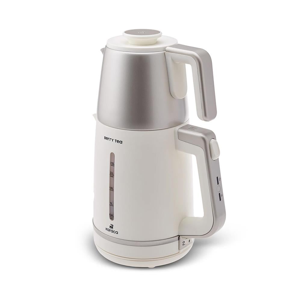 Karaca Berry Tea XL 2in1 Çelik Demlikli Çay Makinesi ve Kettle Mulberry