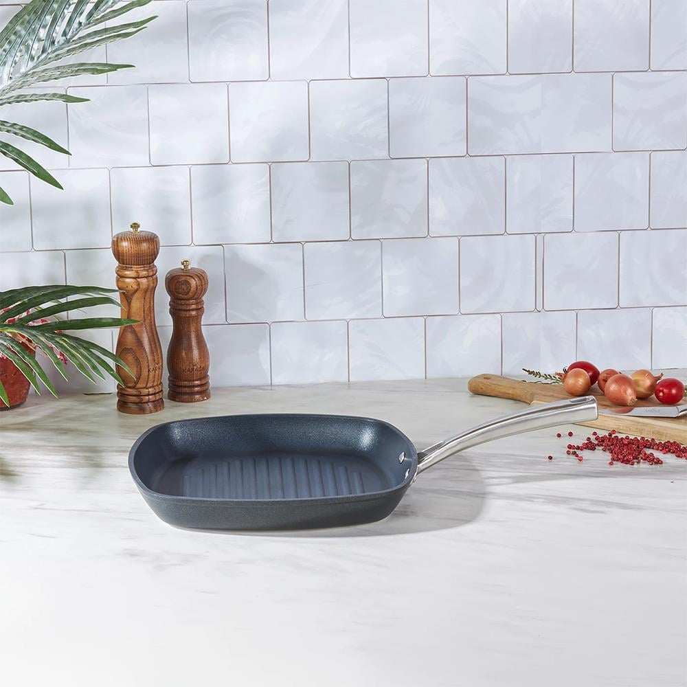 Karaca Biodiamond Pro İndüksiyon Tabanlı Grill Tava 28 Cm