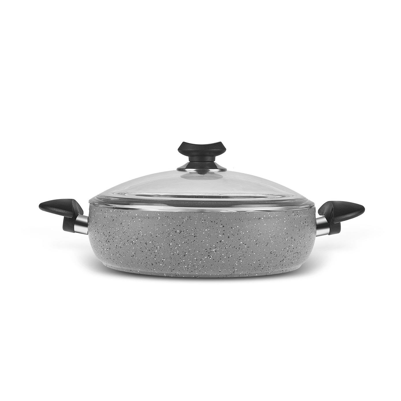 Karaca Biogranit Avanos 7 Parça Tencere Seti Gri