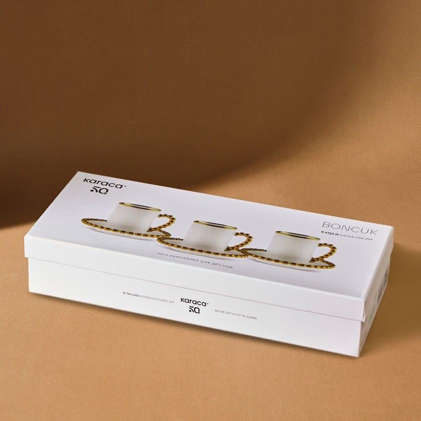 Karaca Boncuk 6 Kişilik Kahve Fincan Takımı 80 ml