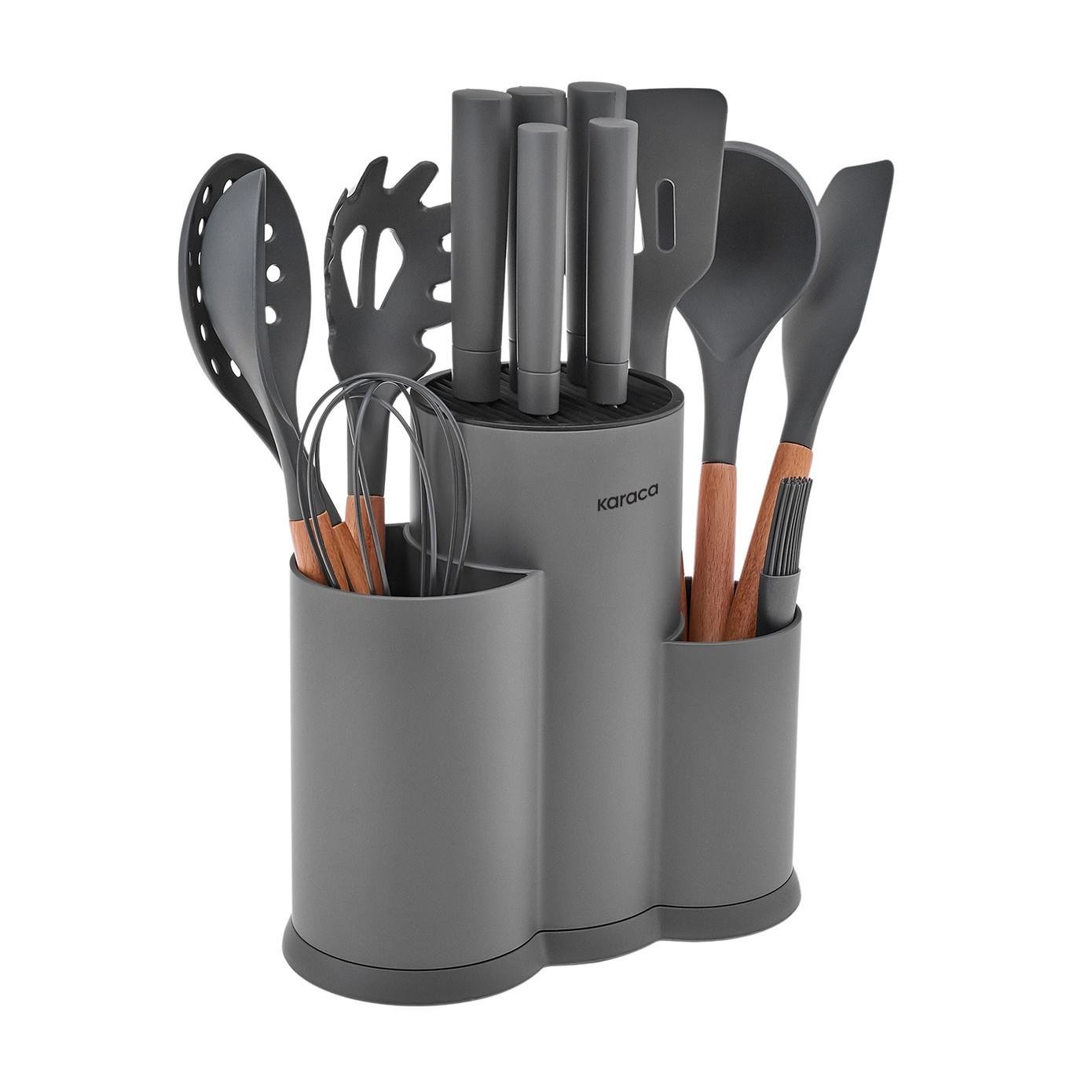 Karaca Burby 14 Parça Bıçak Seti Gri