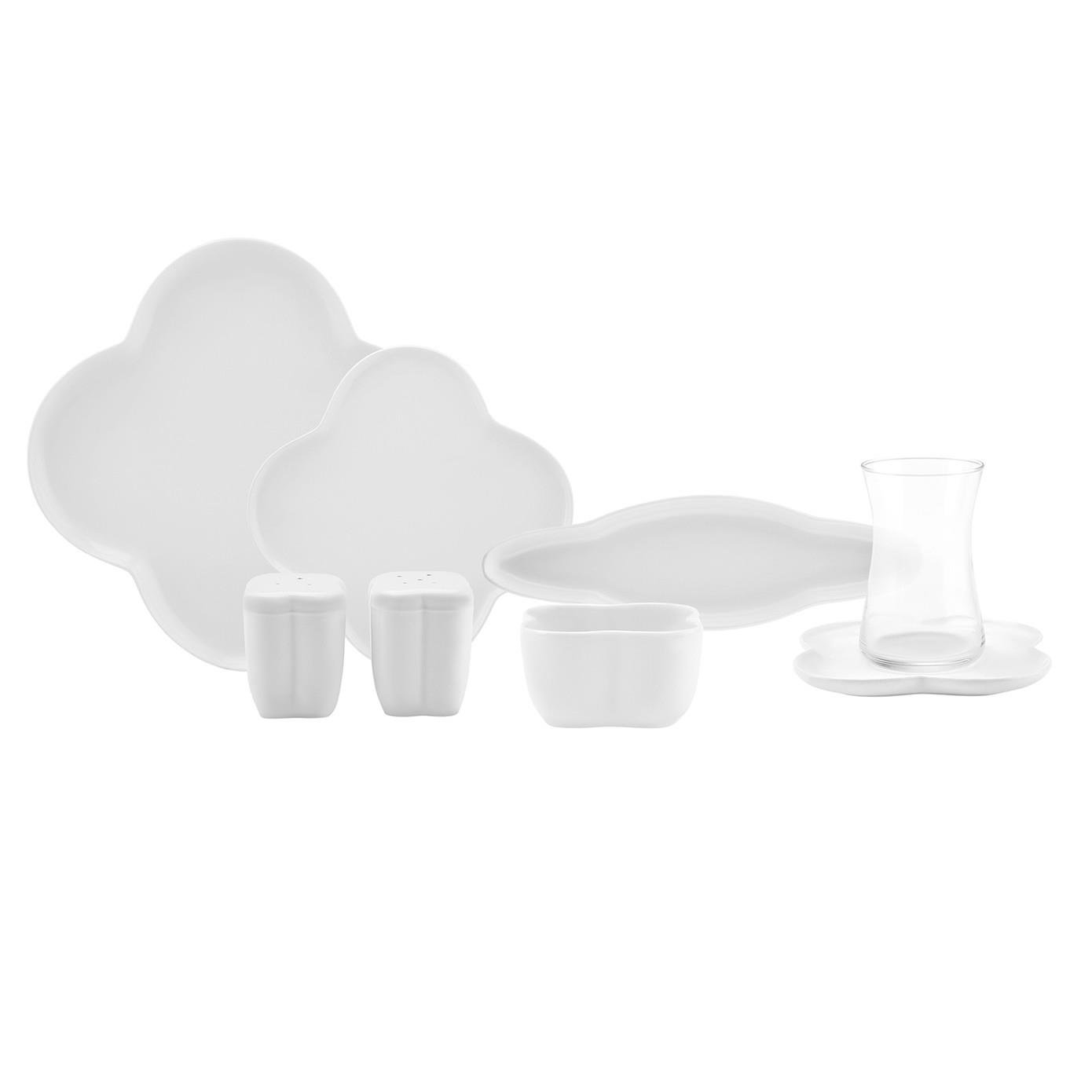 Karaca Clover 28 Parça 6 Kişilik Kahvaltı Takımı