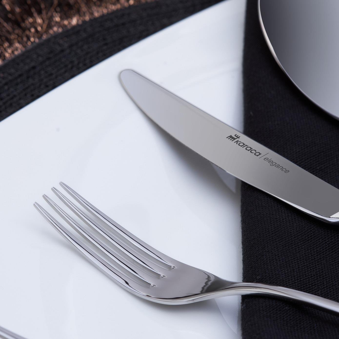 Karaca Costa Platin 12 Kişilik 60 Parça Çatal Kaşık Bıçak Takımı