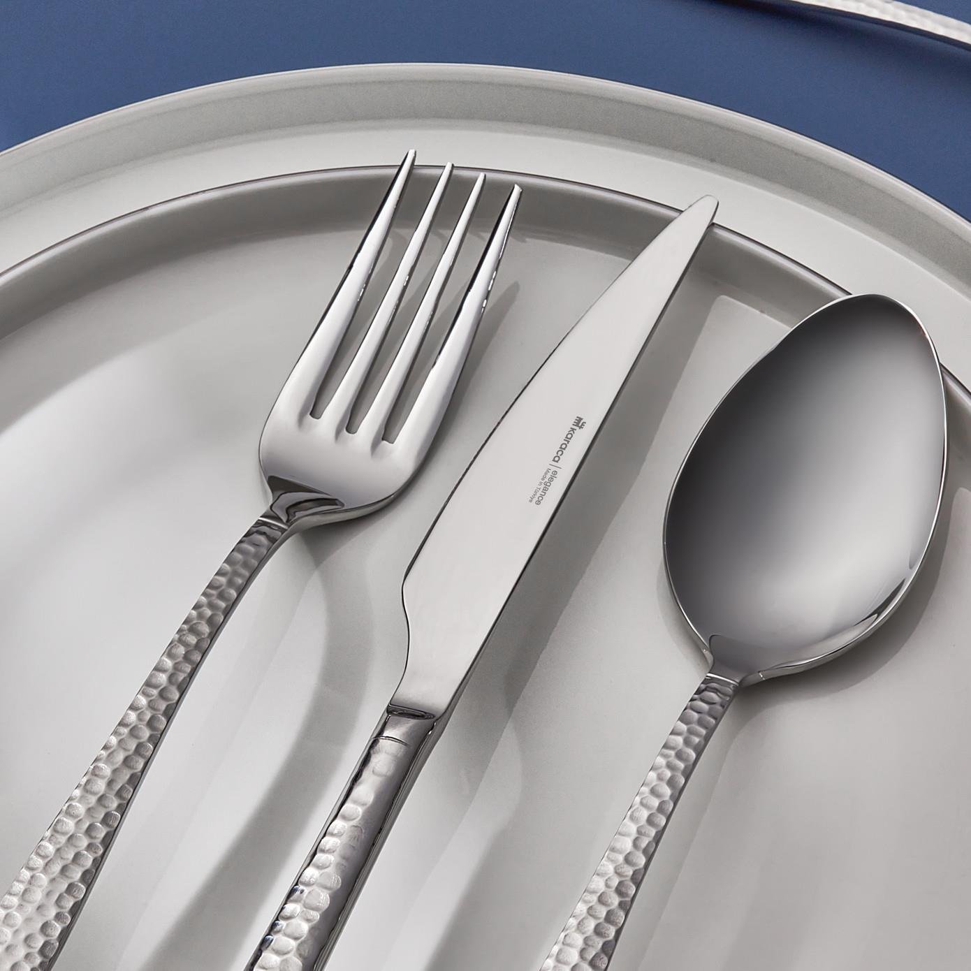 Karaca Elegance Baste Platin 12 Kişilik 72 Parça Çatal Kaşık Bıçak Takımı