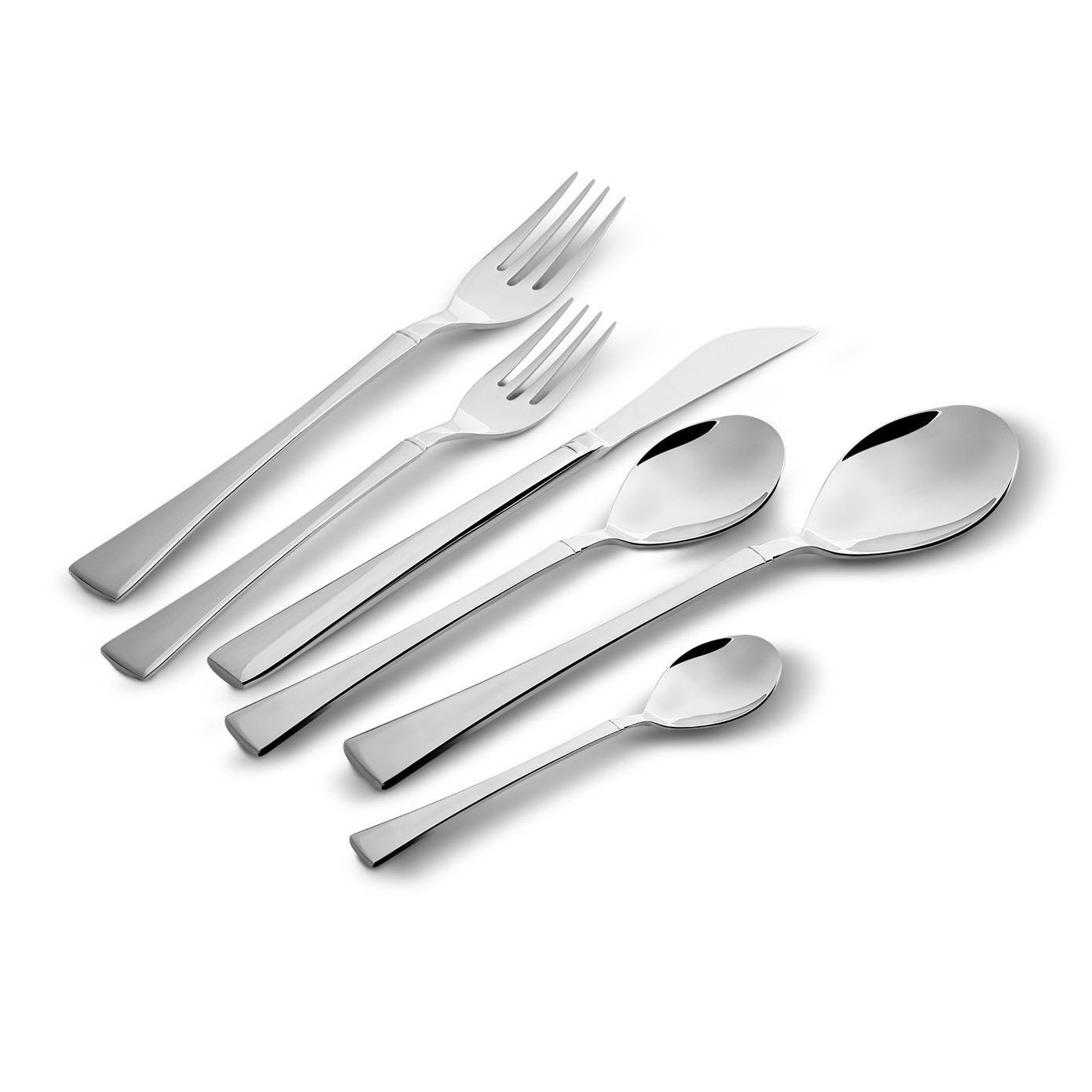 Karaca Elegance Rayer Platin 12 Kişilik 72 Parça Çatal Kaşık Bıçak Takımı